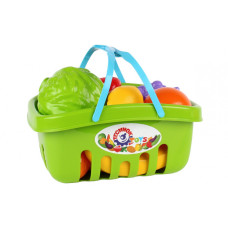 Игровой набор продуктов 5354TXK в корзинке (Зеленый)
