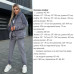 Костюм-тройка плюшевый велюр, серый