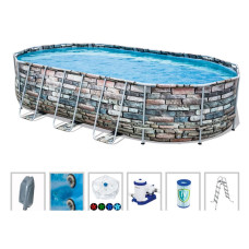 Бассейн каркасный Bestway 56719 (610-366-122см), 20241 л