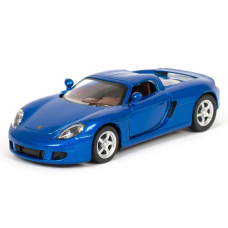 Детская модель машинки Porsche Carrera GT Kinsmart KT5081W инерционная, 1:36 (Blue)
