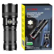 Фонарь COBA CB-B53-TG, АКБ 38650, Рower bank, индикация заряда, ЗУ Type-C, zoom Фонарь COBA CB-B53-TG, АКБ 38650, Рower bank, индикация заряда, ЗУ Type-C, zoom