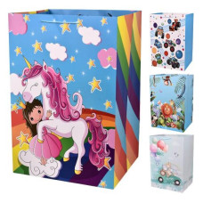 Пакет подарунковий паперовий XL "Children's world" 36*54*30см, R101618-XL Пакет подарунковий паперовий XL "Children's world" 36*54*30см, R101618-XL