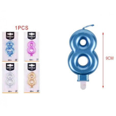 Свічка для торта "Цифра 8", EA0181