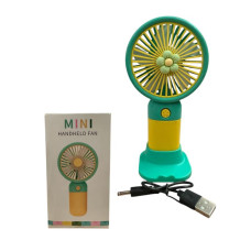 Вентилятор MINI, живлення акуумулятор, зарядка USB, K 02