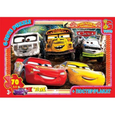 Пазлы "Тачки", 70 эл