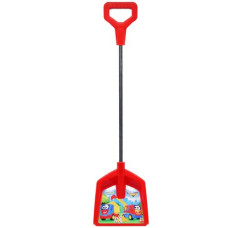 Лопатка длинная "Строительство", красная