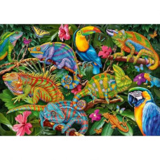 Пазлы "Удивительные хамелеоны", 2000 элементов