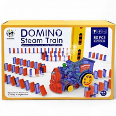 Поезд "Domino steam train" (подсветка, парогенератор, выкладывает домино)