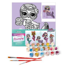 Картина по номерам с красками металлик "L.O.L. Surprise! Mermaids. Miss Sea" 40х40 см