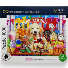 Пазли "Солодощі та собачки" (1000 ел)
