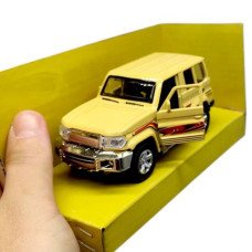 Металлическая инерционная машинка джип (БЕЖЕВЫЙ)