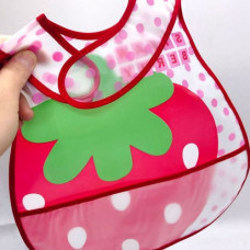 Слюнявчик клеенчатый на липучке (ЖИРАФ)