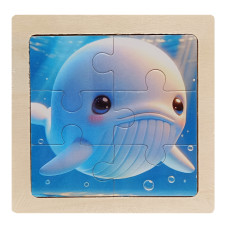Детский деревянный пазл-вкладыш Детский деревянный пазл-вкладыш
