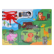 Деревянная игрушка Бизиборд MD 0146-3 игровое поле 30×22,5 см Деревянная игрушка Бизиборд MD 0146-3 игровое поле 30×22,5 см