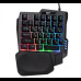 Комплект игровой 2в1 одноручная клавиатура + мышь с подсветкой UKC 7768