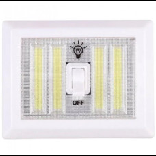 Фонарик стационарный на батарейках с тумблером BL 604 COB Фонарик стационарный на батарейках с тумблером BL 604 COB