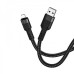 Кабель HOCO U110 Lightning 2,4A 1,2m Черный