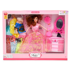 Кукла с платьями и трюмо, HS1842A-1 Кукла с платьями и трюмо, HS1842A-1