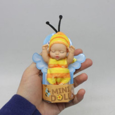 Пупс в костюмчике маленький "Пчелка" (11 см)