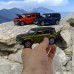 Машинка металлическая "Автопром. Land Rover Defender", оранжевая.