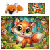 Пазлы с мягкой игрушкой "De.tail. Лисенок" 260 деталей