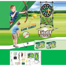 Спортивные игры подсветка, гольф, дартс, лук, стрелы, дротики, сумка, клюшка, в коробке