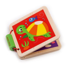 Деревянная игрушка "Деревянная книга. Морские животные"