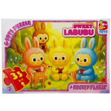 Пазлы из серии "Веселые Лабубу", 35 эл.