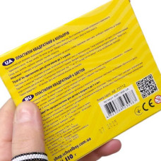 Пластилін квадратний восковий 6 кольорів