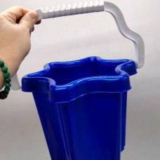 Відро "Квіточка" з лійкою і пісочним набором (СИНЄ)