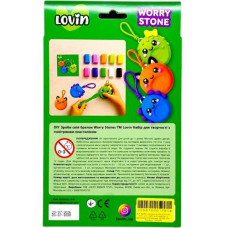 Зроби свій брелок Worry Stones TM Lovin Набір для творчості з повітряним пластиліном (МОНСТРИ)