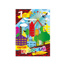 Набор цветного картона А4 Автоспорт АП-1102-7 двусторонний 7 листов Набор цветного картона А4 Автоспорт АП-1102-7 двусторонний 7 листов