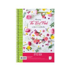 Блокнот для записей Б-Л4-40-4, 40 листов, клетка, пружина сбоку