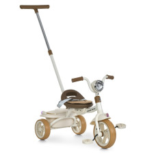 Велосипед детский трехколесный MT 1037-1 Beige, с родительской ручкой Велосипед детский трехколесный MT 1037-1 Beige, с родительской ручкой