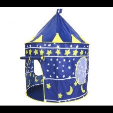 Детская игровая палатка шатер, складной вигвам для игр с сумкой для переноски 135 х 105 см Синий Детская игровая палатка шатер, складной вигвам для игр с сумкой для переноски 135 х 105 см Синий