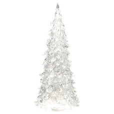 Декоративная Елка CX LED 17 см, прозрачная (Прозрачный) Декоративная Елка CX LED 17 см, прозрачная (Прозрачный)