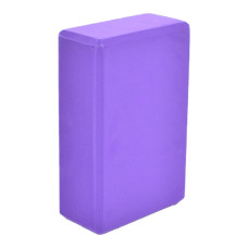 Блок для йоги MS 0858-11 EVA, Черный (Фиолетовый)