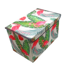 Корзина для хранения игрушек MR 0625, 38 x 24 x 24 см (Фламинго)