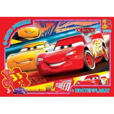 Пазлы "Тачки", 35 эл