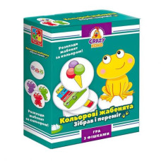 Игра настольная "Crazy Koko: Цветные лягушата", укр