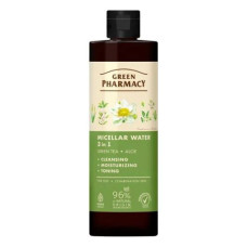 Green Pharmacy Мицеллярная вода 3в1 Зеленый чай и алое, 500мл Green Pharmacy Мицеллярная вода 3в1 Зеленый чай и алое, 500мл