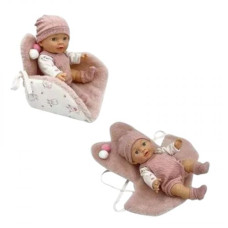 Пупс резиновый, высота 30 см, пеленка трансформируется в удобное кресло, съемную одежду, в коробке