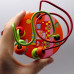 Пальчиковий лабіринт WToys, деревʼяний, в коробці (ПОМАРАНЧЕВИЙ)