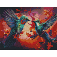 Алмазная мозаика без подрамника 