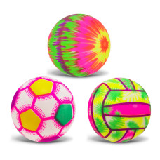 Детский яркий Резиновый мяч RB26527-7 разноцветный, 26 грамм, 7 см