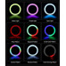 Кольцевая LED лампа для селфи MJ26 RGB
