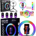 Кольцевая LED лампа для селфи MJ26 RGB