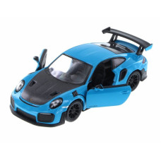 Автомодель легковая PORSCHE 911 GT2 RS 5'' KT5408W, 1:36 (Синий)