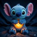 Интерактивная мягкая игрушка Soft Toys «Стич» с подсветкой, музыкой и эффектом дыхания, светится, колыбельная Интерактивная мягкая игрушка Soft Toys «Стич» с подсветкой, музыкой и эффектом дыхания, светится, колыбельная