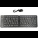 Клавиатура беспроводная bluetooth HB-028, раскладная, 67 клавиш, (Eng/Pyc), 283x95x9 мм Чёрная